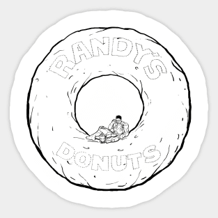 Tony on a donut 02 Sticker